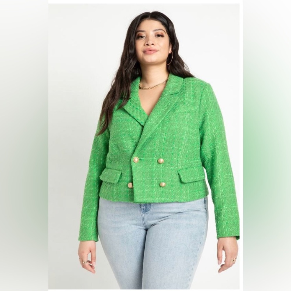 ELOQUII Tweed Blazer